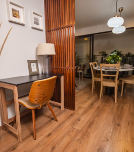 Comedor de Kaoba Juriquilla, departamentos en preventa en Querétaro